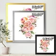 thumbnail image 4 of Designart 'Bouquet Of Pink Roses Flowers' Traditional Framed Art Print, 4 of 4