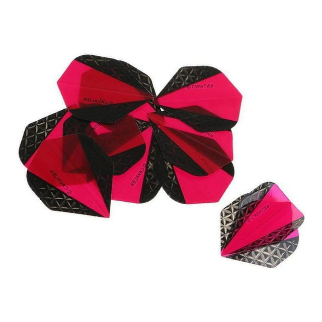Xingzhi 10Pcs Standard Shape Dart Flights Tail Accessory for Dart Games Red
