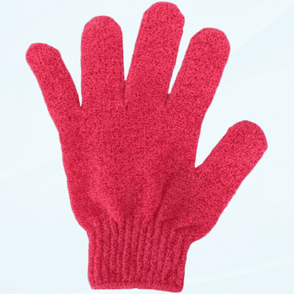 5Pcs Shower Gloves Exfoliating Wash Skin Spa Bath Gloves Foam Bath Resistance Body Massage Cleaning Loofah (Multicolor, One Size)