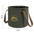 thumbnail image 3 of Lavabo portátil para acampar con cubo plegable de 10/20 l que ahorra espacio (20 l verde), 3 of 6