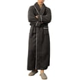 thumbnail image 2 of Robes For Men Mens Robes For Summer Robes Mens Thickened, Couple, Autumn/Winter, Plus Size Bath Dark Gray Bathrobe, 2 of 5