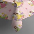 thumbnail image 5 of Floral Fairy Princess Pattern Rectangle Tablecloth 60"x102",Waterproof Polyester Rectangle Table Cloth, Wipeable Spillproof Polyester Tablecloth for Dining, Camping, Indoor and Outdoor, 5 of 6