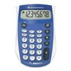 Texas Instruments TI503 SuperView Pocket Calculator - 8 Digits - LCD - Battery Powered - 0.7" x 3.1" x 4.8" - Blue, Gray - 1 Each