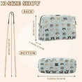 thumbnail image 4 of FORMRS Women Crossbody Purse with Chain Strap Vegan Leather Shoulder Handbag, Cute Cat Faces, 4 of 7