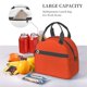 thumbnail image 5 of Easygdp Orange Caja de Almuerzo para Mujeres y Hombres, Bolsa de Almuerzo Insulada, Bolsas Reutilizables Impermeables para Viajes, Trabajo y Picnics, 5 of 7