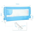 thumbnail image 5 of 59"/70" Bed Rail, Height Adjustable Kids Infant Bed Guard Rails Toddler Baby Safety Barrier Bedguard, 5 of 7