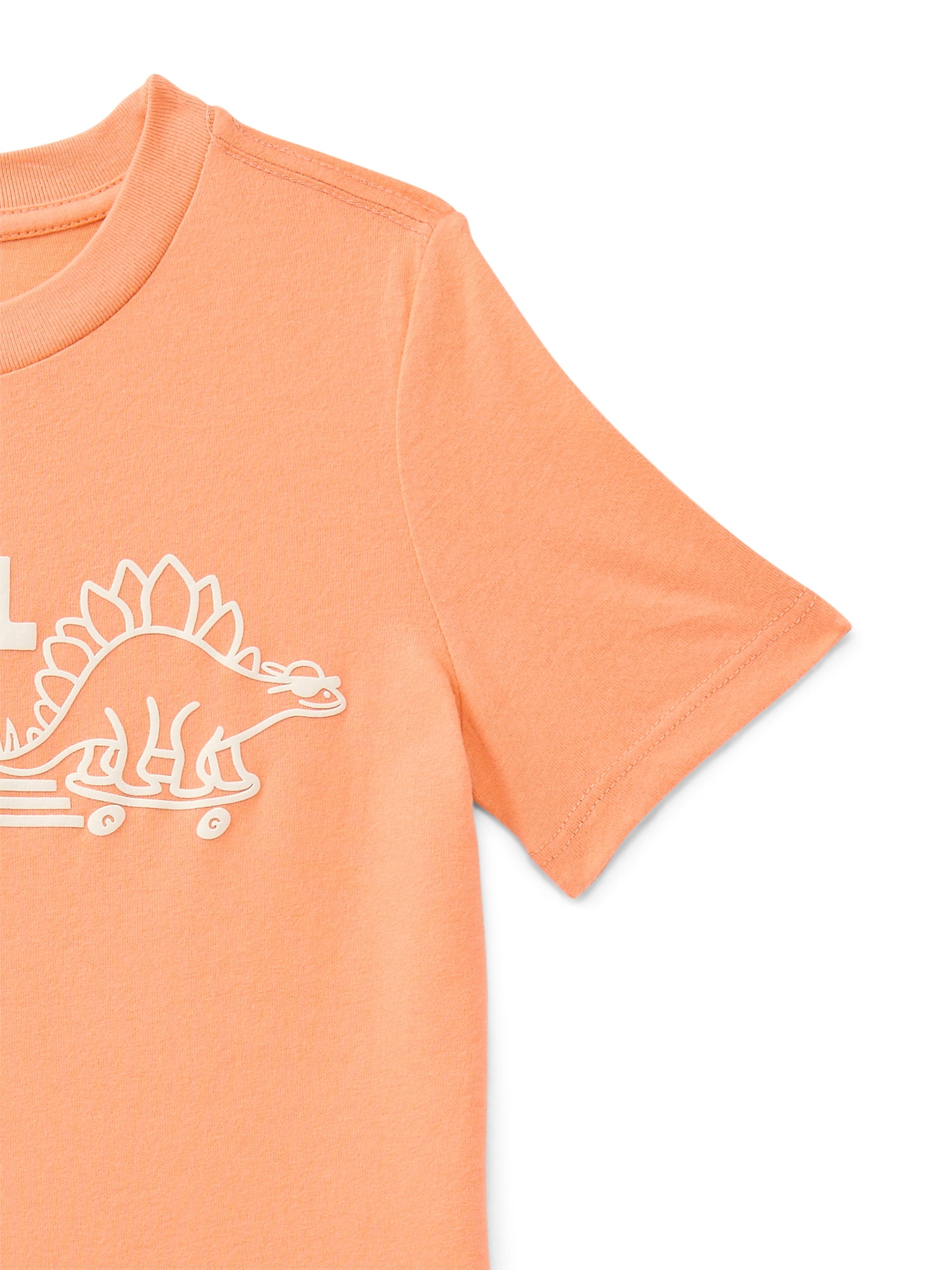 Wonder Nation Little Boys Graphic Tee with Short Sleeves, Sizes 4-10