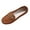 #001 Brown, variant on Women’s Faux Leather Loafers Flat Shoes, Slip-On Moccasin Flats Shoes, Gold Silver Chain Rhinestone Dress Comfort Office Casual Shoes