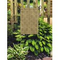 thumbnail image 2 of NUDECOR Ornamental Flower Modern Geometry Pattern Black on Gold Raster Copy Garden Flag Decorative Flag House Banner 12x18 inch, 2 of 2