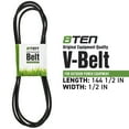 thumbnail image 2 of 8TEN Drive Belt for John Deere Gates Z355E Z355R GX26422 48-inch 810-CBL2480T, 2 of 4