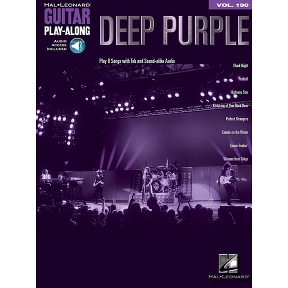 Deep Purple - Guitar Play-Along Vol. 190 Book/Online Audio, (Paperback)