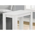 thumbnail image 2 of Accent Table Side End Nightstand Lamp Living Room Bedroom Laminate White, 2 of 4