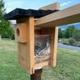 thumbnail image 2 of Nature's Way Cedar Bluebird Viewing House, Brown, 2 of 12
