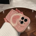 thumbnail image 5 of Cute Love Heart Tulip Flower Wavy Frame Phone Case Compatible with iPhone Case (Pink,iPhone 11), 5 of 5