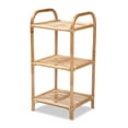 thumbnail image 2 of bali & pari Barras Rattan BOHO Display Shelf, Natural Brown, 2 of 8