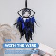 thumbnail image 2 of Crystal Gravel Life Tree Style Dreamcatcher Devil's Eye Dreamcatcher Room Crafts, 2 of 7
