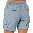 thumbnail image 3 of Hiking Cargo Shorts for Women Quick Dry Athletic Shorts for Camping Golf Summer Casual Shorts with Pockets, 3 of 7