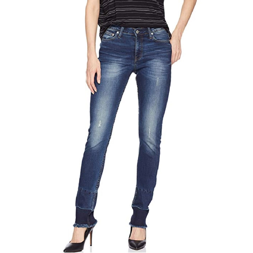 Calvin Klein Women's Mid Rise Slim Leg 