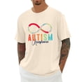 thumbnail image 2 of Autism Awareness T Shirts for Men Women 2026 Summer Casual Short Sleeve Crewneck Graphic Tees, 2 of 6