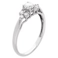 thumbnail image 5 of Brilliance Fine Jewelry Cubic Zirconia Engagement Ring in 10K White Gold, 5 of 5