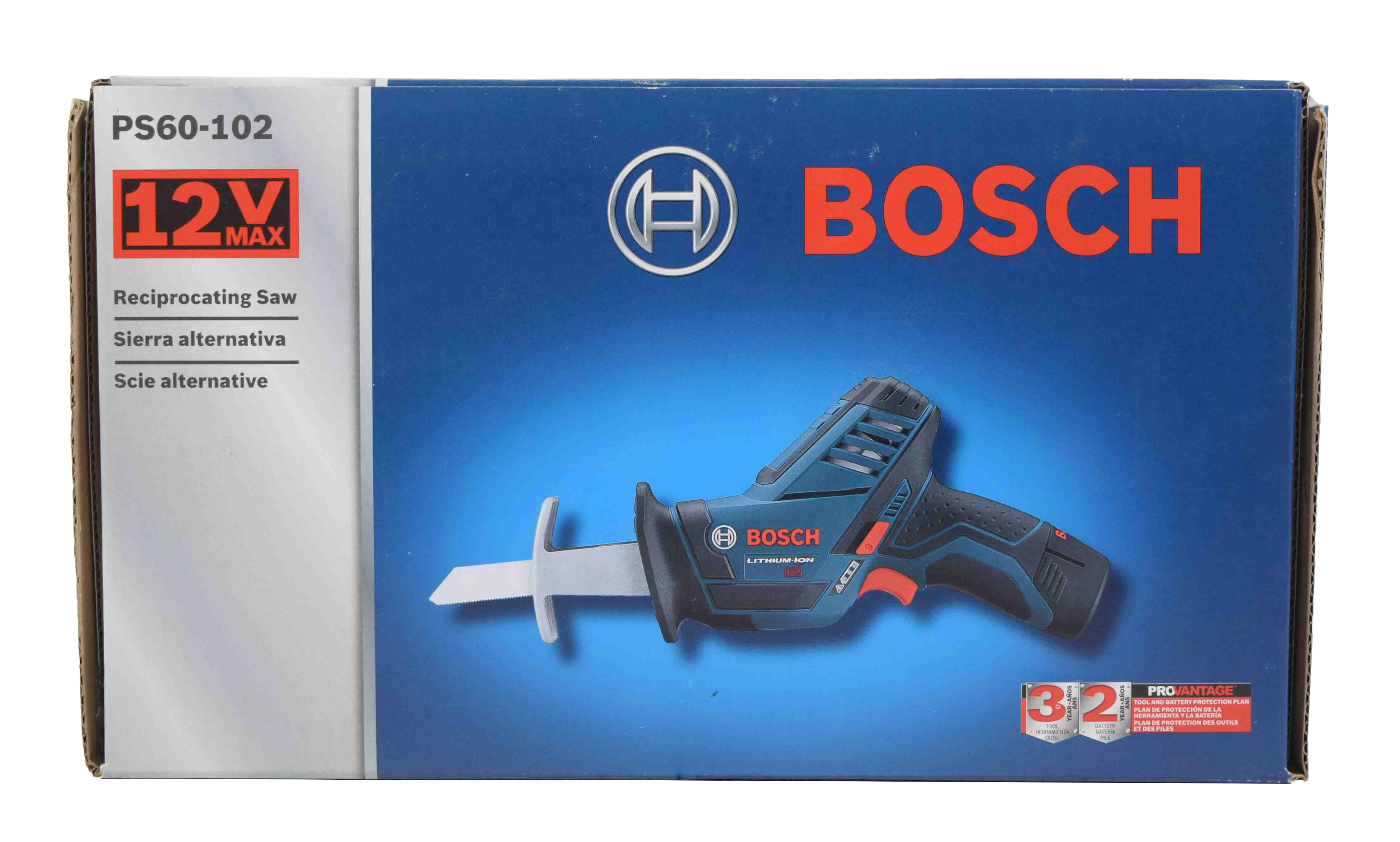 Bosch Ps60 102 12v Lithium Ion Cordless Pocket Reciprocating Saw