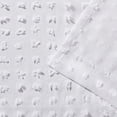 thumbnail image 4 of Exclusive Home Curtains Spirit Woven Pouf Applique Sheer Rod Pocket Curtain Panel Pair, 54x63, White, 4 of 7
