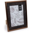 thumbnail image 1 of AmPm Modern-Contemporary Beautiful Woodgrain Metallic Picture Frame, 8 x 10 inches, Black, 1 of 4