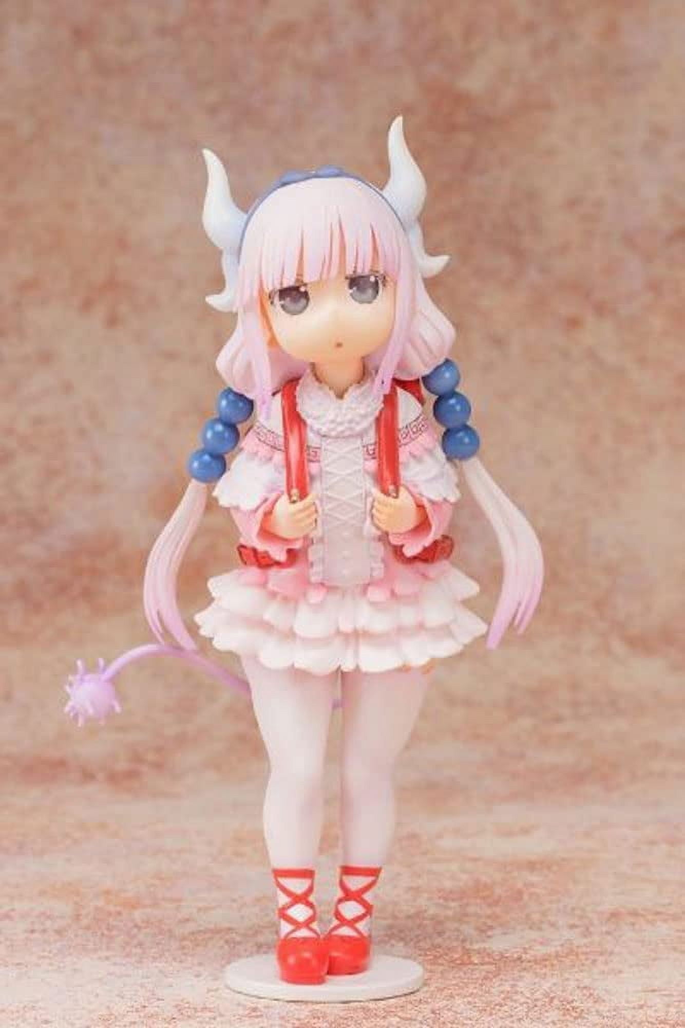 New Miss Kobayashi's Dragon Maid Kanna Kamui 1:6 Scale Character Anime Statue Figure Desktop Ornament Popular Decorations Fan Souvenirs Creative Gift Collection 16cm/6.2inch