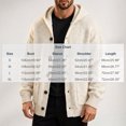 thumbnail image 2 of Ceisia Men's Hooded Button Down Knit Cardigan Long Sleeve Loose Casual Sweater Jacket With Side Pockets Gift, 2 of 6
