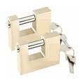 thumbnail image 1 of 2 Piezas Candados Cortina Extra Seguridad (70mm) Antirrobo beige, 1 of 4