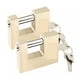 thumbnail image 1 of 2 Piezas Candados Cortina Extra Seguridad (70mm) Antirrobo beige, 1 of 4