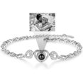 thumbnail image 1 of Pulseras personalizadas con imagen en el interior, pulseras de proyección personalizadas con fotos, pulsera con imagen, regalos fotográficos personalizados, regalos conmemorativos para mujeres, mamá,, 1 of 4