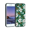 thumbnail image 1 of Compatible with iPhone 7 Phone Case, Pretty-white-flowers-3 Case Silicone Protective for Teen Girl Boy Case for iPhone 7, 1 of 1