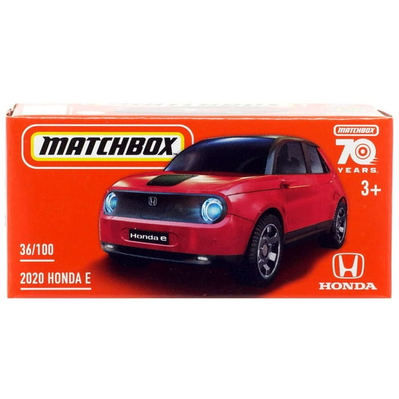Matchbox 70th Anniversary 2020 Honda E Diecast Car (Red)