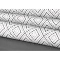 thumbnail image 2 of Safdie & Co. Sheet Set Microfiber 3PC T Geo Printed Solid Grey, 2 of 2