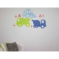 thumbnail image 2 of DIG DIGGER GiAnT Construction Wall Decals Trucks Cones Signs Room Decor Stickers, 2 of 2