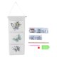 thumbnail image 5 of Bolsa de almacenamiento para colgar, 3 compartimentos, bolsa de almacenamiento para colgar en la pared, bolsillo de almacenamiento para colgar en la pared, alta capacidad, 5 of 9