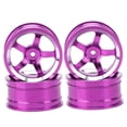 thumbnail image 5 of LAFEINA 68mm Rubber Tires and Alloy Wheels Set for 1:10 HSP HPI Redcat Himoto Kyosho Sakura RC On-Road Racing Touring Car Upgrade Parts, 5 of 5