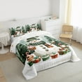 thumbnail image 4 of Manfei Winter Funny Snowman Bedding Comforter Set for Kids, Santa Claus Gifts Twin Comforter Sets, Merry Christmas Reversible Bedding Set, Super Cozy Room Decor, 2pcs, 4 of 9