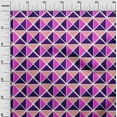 thumbnail image 3 of oneOone Cotton Poplin Violet Fabric Geometric Sewing Craft Projects Fabric Prints By Yard 42 Inch Wide, 3 of 4