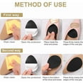 thumbnail image 6 of Black Shoe Sole Protector,Anti Slip Shoe Grips on Bottom of Shoes - Bottom Protector - Sole Guard - Non-Slip Shoe Pads for High Heels (6"x4",Black-2Pairs), 6 of 10