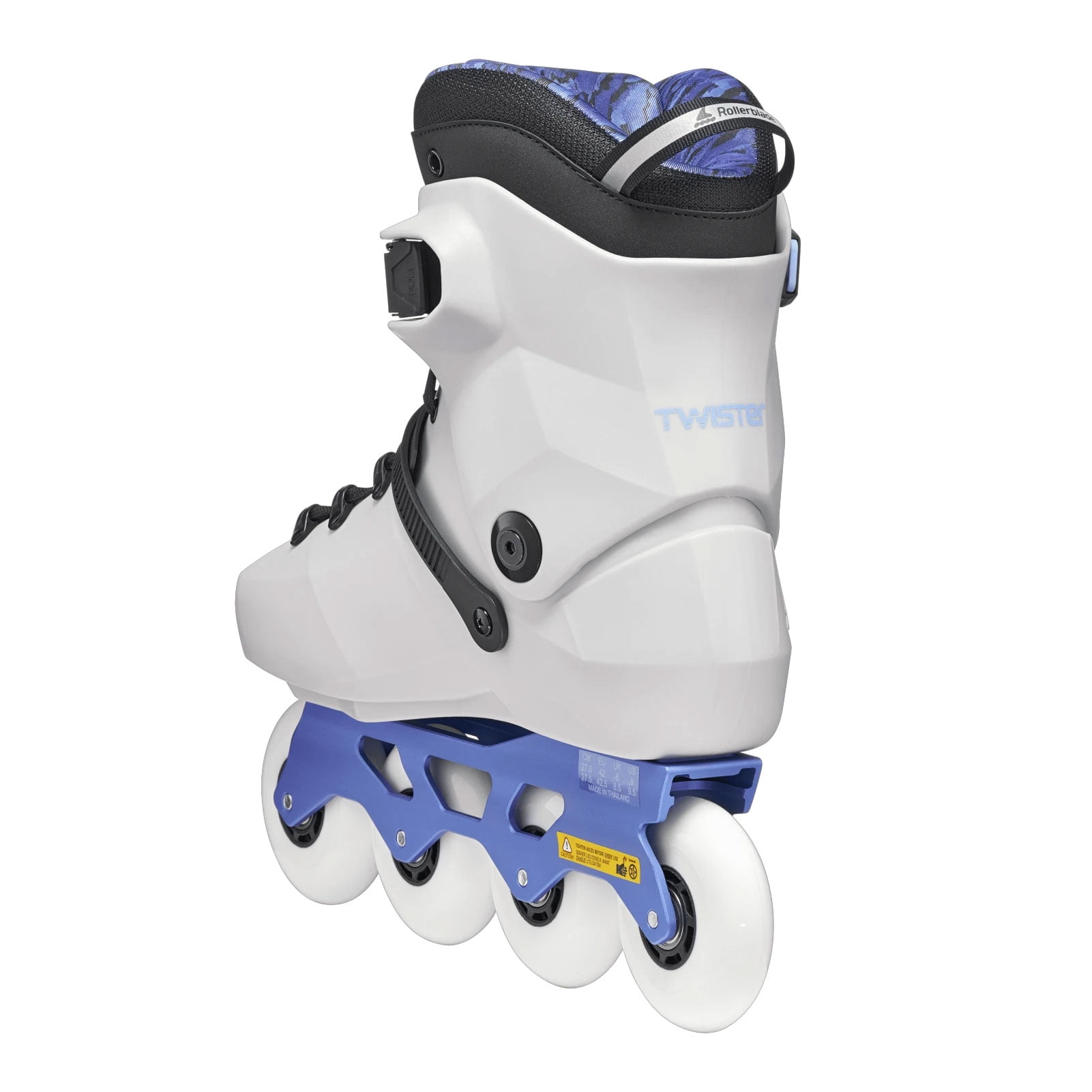 ROLLERBLADE Men's Twister XT Gray Pearl/Periwinkle Inline Skates, Size: 10/10.5
