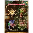 thumbnail image 2 of Luces navideñas para ventana Minetom, paquete de 4 siluetas, 41 cm, 2 of 9
