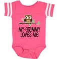 thumbnail image 3 of Inktastic Grammy Loves Me Grandchild Owl Girls Baby Bodysuit, 3 of 5
