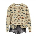 thumbnail image 1 of Économies d'Hiver! SROBPTY Chandails en Molleton à Manches Longues pour Garçons et Filles, Sweat à Capuche Décontracté à Manches Longues et Col Rond pour Enfants Multicolore, 2-3 Ans, 1 of 3