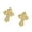Gold-color, variant on Dainty Crosses Designs Copper Ear Studs Elegant Everyday Jewelry Stylish Rhinestones Crucifix Ear Accessories