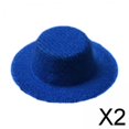 thumbnail image 1 of Sombrero de casa de muñecas a escala 1:12, clip para el cabello, accesorios para casa de muñecas 2 piezas, 1 of 10