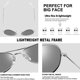 thumbnail image 5 of Gafas de sol Joopin Trendy All Silver Polarized UV400 para mujer, 5 of 6