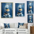 thumbnail image 4 of Designart "Peaceful Blue Stone Simplicity" Spiritual Stone Canvas Art Print, 4 of 7