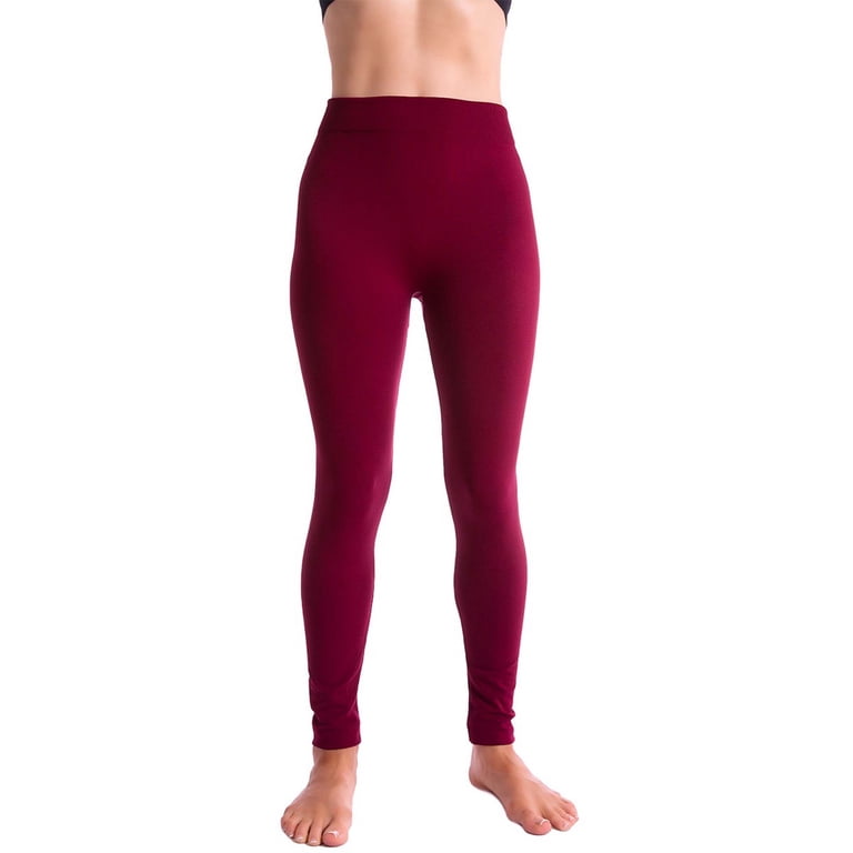 Kuda Moda 2-Pack Fleece-Lined Winter Thermal Leggings photo 3